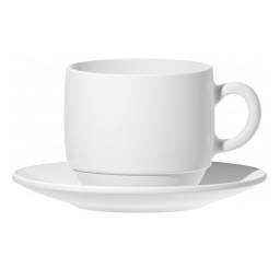 Taza de cafe con plato opal 90 ml Nadir Figueredo