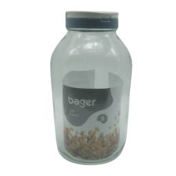 Frasco recipiente conserva 5 lts con tapa plstica Bager