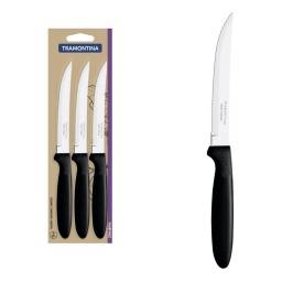 Cuchillo de Asado Ipanema negro  x3 Tramontina