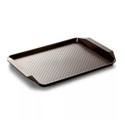 Bandeja Rectangular Plstica Marrn 43x30.2 cm