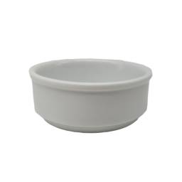 Ramequin Dip redondo 7,5x3 cm Kit x6 C�ramica blanca BG