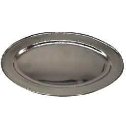 Bandeja platina oval 40 cm Acero Inoxidable