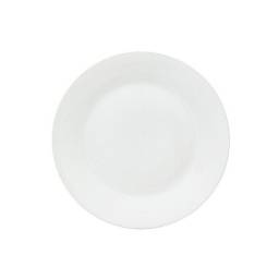 Plato para Postre 19 cm Kit x6 de Porcelana blanca Bella BG
