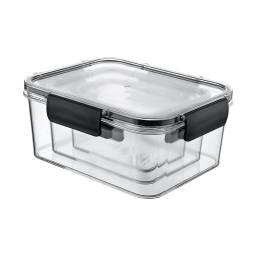 Recipiente rectangular con tapa de 400 ml Aqua Cryst c Silicona Bager