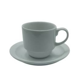 Taza de Te con Platillo 200 ml de Cermica