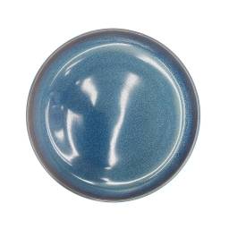 Plato para Postre de Cermica 19.5 cm Azul Organic
