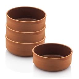 Cazuela bowl redondo 14.5x4.5 cm Terracota Set x 4