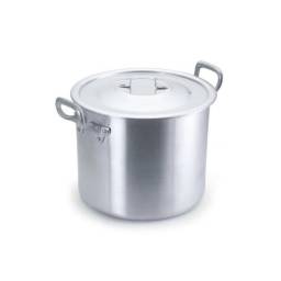 Olla de Aluminio 15 L 28x24 cm Esp 2 mm Linea Hotel