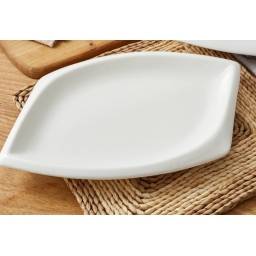 Bandeja rectangular de Cermica 32x26 cm Goldsky