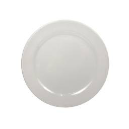 Plato de postre melamina 20 cm Blanco