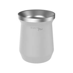 Mate de Acero inoxidable 230 ml Blanco Selecta Plus