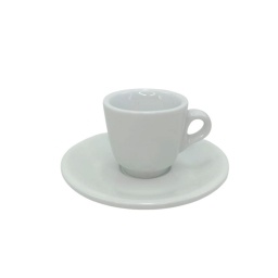 Taza para Caf C Platillo 60 ml de Porcelana