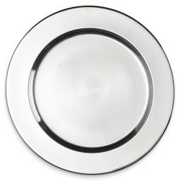 Plato Sitio 32 cm de Acero inoxidable Mate