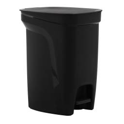 Basurero Papelera Compact 10 lts Negro Tramontina