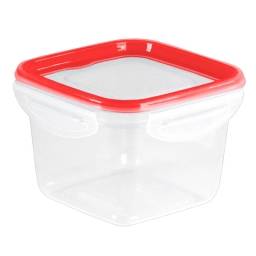 Tupper cuadrado hermtico Atmafresh n1 alto 0.65 Lts Plstico Atma