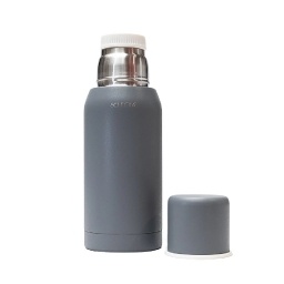 Termo 750 ml Doble Pared Gris Aqua