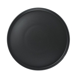 Plato de Mesa 27 cm Cermica Negra Lisboa