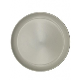 Plato de Postre 21.2 cm Porcelana Gris Tesco