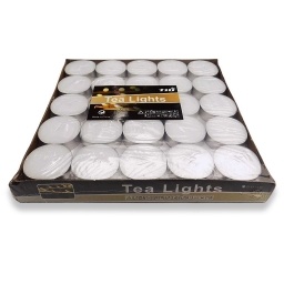 Velas Set x 50 Tealight Blanca