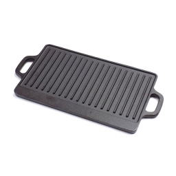 Plancha Parrilla Grill con asas de Hierro 38x23 cm