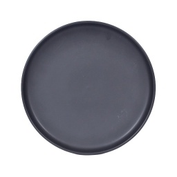 Plato de Postre Praga 20cm con Borde Recto color Negro