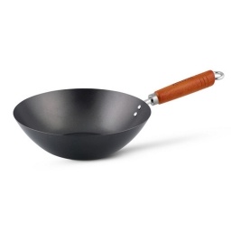 Wok 27 cm de Acero al carbono Antiadherente Non Stick