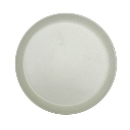 Plato de postre 22 cm blanco con puntitos