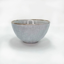 Bowl 14.5x8 cm Cer�mica Texturado Gris