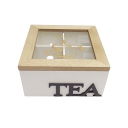 Caja de T 15x15x7cm 4 Divisiones