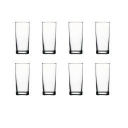 Vaso Tubo 340ml London Beer Pasabahce Kit 8