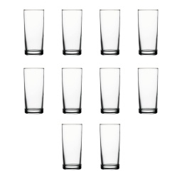 Vaso Tubo 340ml London Beer Pasabahce kit x 10