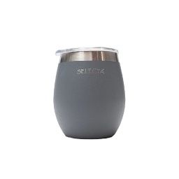 Mate 240 ml ConTapa Doble Pared de Acero Inoxidable Gris