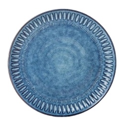 Plato de Postre 22 cm Cermica Azul