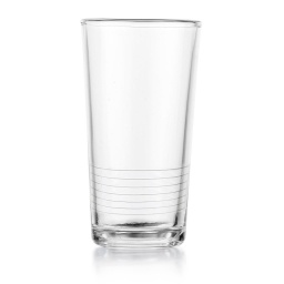 Vaso de vidrio 320 ml  Rayas Crisa