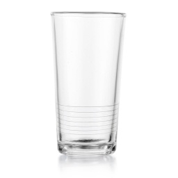 Vaso de vidrio 320 ml  Rayas Crisa