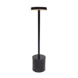 Lmpara de Mesa Led  34 cm Negra