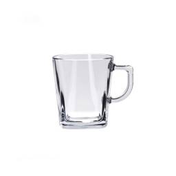 Taza Mug 260 m con Asa Set x 6 Vidrio Goldsky