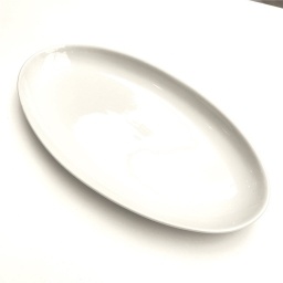 Fuente Oval 39.5x20x3.5 cm Porcelana Blanca Selecta