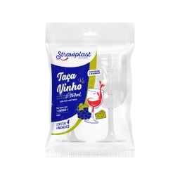 Copa descartable Acrlico 260 ml Pack x4