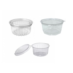 Pote Descartable con tapa 350ml Pack 200