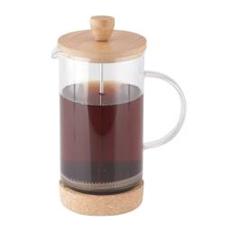 Cafetera/tetera Prensa Francesa 800 ml en vidrio y bamb