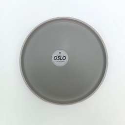 Plato de Postre Cermica 21 cm Oslo Gris