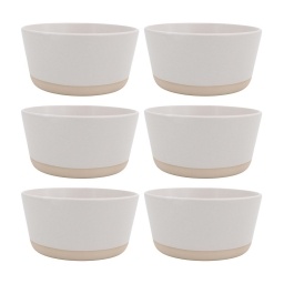 Bowl 15 cm Cer�mica Malmo Beige Kit x6