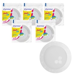 Plato Descartable Redondo 15 cm Pack x 50 unidades