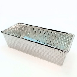 Molde Budinera rectangular de Acero estaado 25 cm Ilko