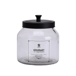 Frasco Recipiente vidrio 2 litros con tapa