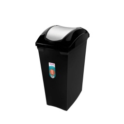 Basurero Papelera c/ tapa basculante 70 Lts Sanremo