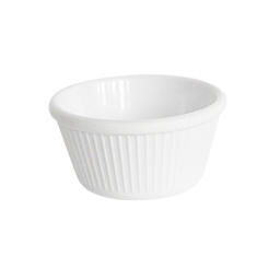Ramequin 44ml 6x3.6cm blanco 35gr melamina