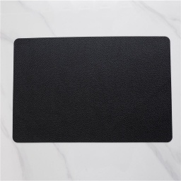 Mantel individual 45x30 cm Negro Simil cuero