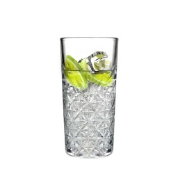Vaso vidrio Prisma 380 ml Set x6